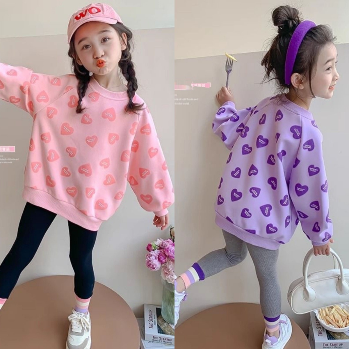 2025★春秋新作★韓国風子供服★トレーナー★90cm～140cm 2色