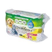 フリフリペット用純水99%使用ウェットティッシュ80枚3P