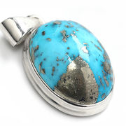 ペルシアンターコイズSV925 ペンダントトップ Persian Turquoise