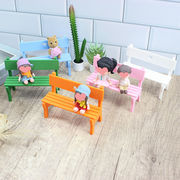 ミニチュア 1:12 dollhouse ob11 ドールハウス フィギュア ぬい撮 ドール撮影 長椅子模型 微風景 微景観