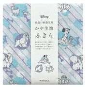 【日本製】Disney ディズニー かや生地 ふきん 『Dogs』 奈良の 蚊帳生地