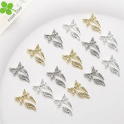 蝶結び ネイルパーツ メタルパーツ ネイル用品 ネイルアート 埋め込み DIY ハンドメイド