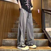 2025春秋新作 メンズ ボトムス カジュアル パンツ スラックス ワイドパンツ 男