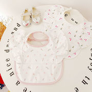 ベビーエプロン　純綿よだれ掛け　首掛け　韓国ベビー用品