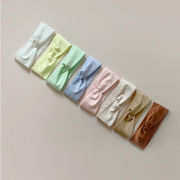 ベビーヘアバンド　ベビー洗顔ヘアアクセ　無地　韓国ベビー用品