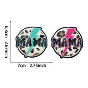 布パッチ刺繍ホットスポットクロスボーダーtemuアイロンホットメルトシュニール刺繍パッチヒョウ柄ライ