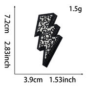 クロスボーダーtemuスポットホットモデル豹紋MAMAアイロン刺繍布貼りdiy帽子バッグ補助材料パッ