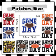 布パッチ刺繍ホットスポットクロスボーダーtemuアイロンホットメルトシュニール刺繍パッチゲームの日