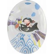 ★端午の節句を飾る★ 縁起の良い五月人形【硝子　箸置（金太郎）】
