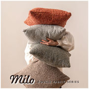 クッション/　正方形 おしゃれ ソファ  くすみカラー  シンプル 四角 リビング もこもこ 北欧 モダン