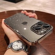 iPhone16Pro用 星空キラキラ ケース チタングレー iPhone16promax
