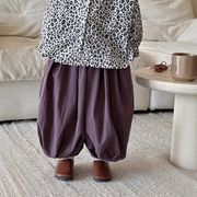 子ども服カジュアル 長ズボン かっこいい 春秋新作 男女兼用 綿 ハーレムパンツ 裾絞りパンツ