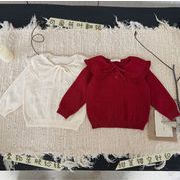 【2025秋冬新作】子供服 韓国風子供服 ベビー服 ニットセーター  73cm～110cm 2色