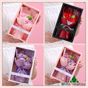 母の日ギフト パラ 記念日 6本入り ソープフラワー 枯れないお花 シャボンフラワー 誕生日