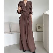 2025年秋新作 ワンピース レディース ロング丈ワンピース エレガント オシャレ