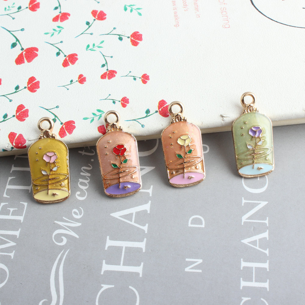 花 プレート アクセサリーパーツ アクセサリー材料 ハンドメイド 手作り 手芸 DIY 工作 メタルチャーム