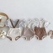 FLM☆INS風 子供用サロペット 2025夏新作 ベビーオールインワン お出かけロンパースセット