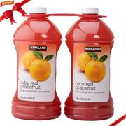 カークランドシグネチャー ルビーレッドグレープフルーツ ジュース 50% 2.8L x 2本