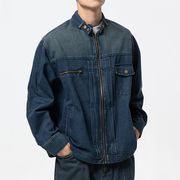 2025春☆メンズ服 ストリート系 レトロなデニムジャケット