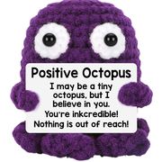 ぬいぐるみ 人形  かぎ針編み ドール ハンドメイド かわいい 動物 ホームデコレーション たこ