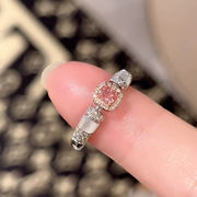 ジルコニア指輪　リング　アクセサリー　デザイン　韓国ファッション