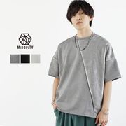 【2025年春の新作】JQD切替 フェイクスウェード 裾ドローコード クルーネック Tシャツ／MinoriTY