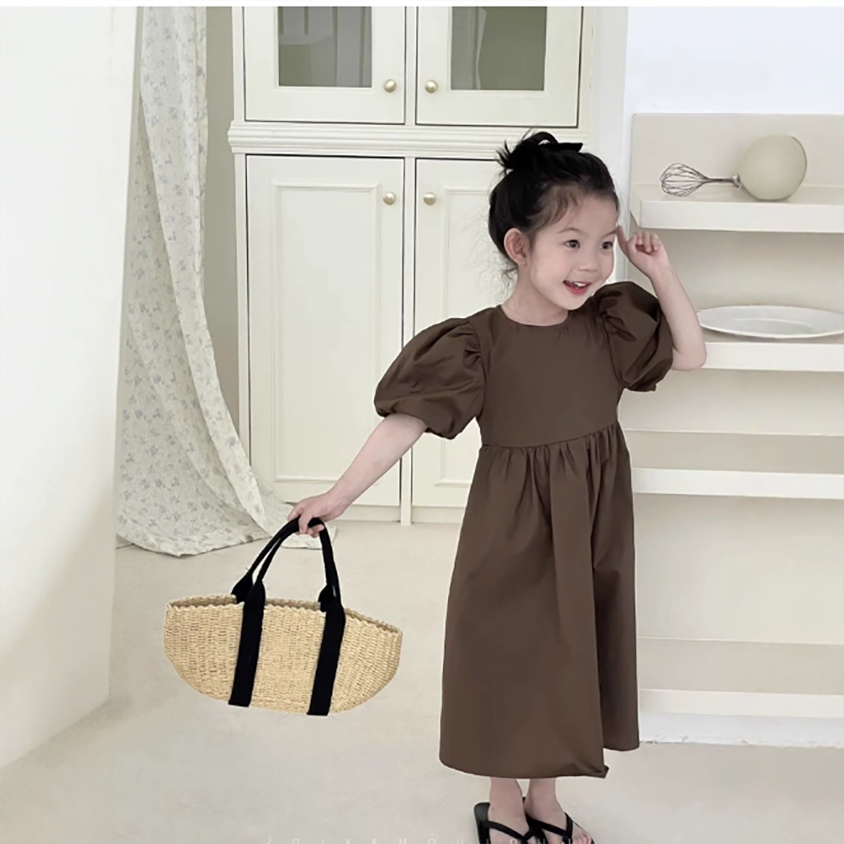 フローラルチュールドレス】 Little s.t. by s.t.closet 春 夏