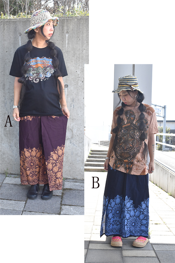 kapital パンツ　エスニック　ガウチョパンツ　アミッシュパンツ kapital パンツ エスニック ガウチョパンツ アミッシュパンツ
