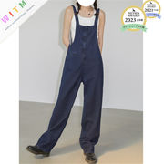 デニムサロペット サロペット オーバーオール カジュアル ポケット レディース