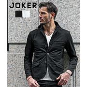 【2025年春の新作】ワイヤー入り ヘリンボン柄 イタリアンカラー 3B 短丈 テーラード ジャケット／Joker