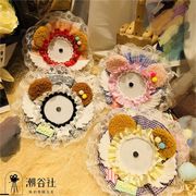 缶バッジ用ロゼット 痛バ用 手作り リボン  痛バッグ装飾 可愛い アクセサリー ロゼット 花飾り