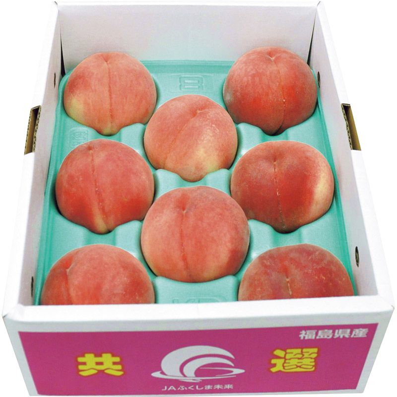 福島のもも 約1.8kg（6～8玉）【直送品】 送料無料（※出荷は8月上旬～）