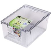 日本製 made in japan すのこ付き透明野菜保存容器　L KK-648