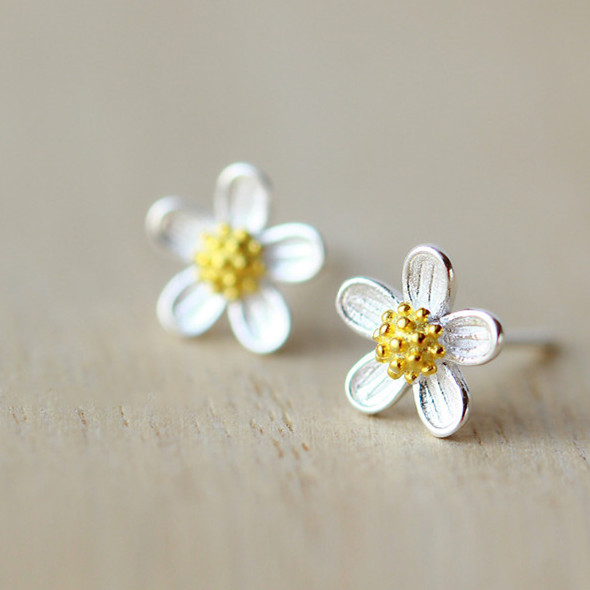 ピアス 花 ハワイアン セカンドピアス シルバー 両耳用 レディース ピアス 可愛い ポストピアス メタル