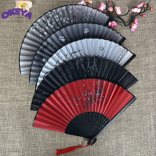 レディース小物 扇子 絹布製品 雑貨 センス 花柄 和風 可愛い 舞扇子 花火大会 暑さ対策 68色展開
