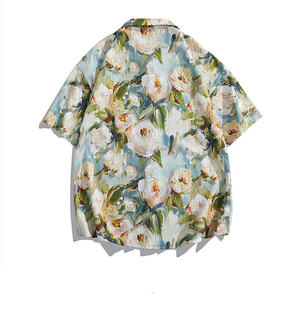 DESCENDANTアロハシャツ DESCENDANT/SPLASH TEXTILE SS SHIRT (PNK)