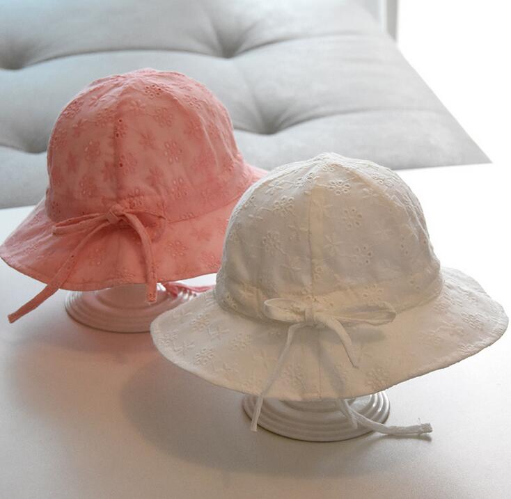 2020夏新品★子供帽子★キッズ帽子★ベビー帽子★UV 日焼け防止★可愛い レース★2色