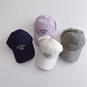 KUJ☆2025夏限定 ソフトつば帽子 アルファベット刺繍