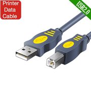 プリンターケーブル USB-AtoB USB2.0 コード USBAオスtoメUSBBオス データ転送 パソコン 有線接続 コネクタ