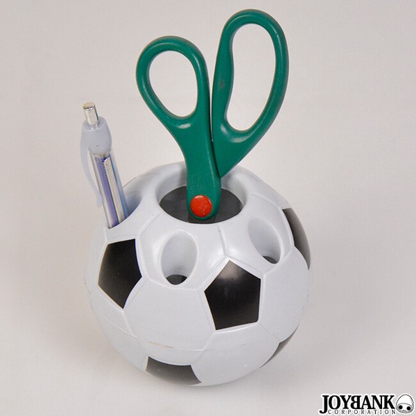 サッカーボール ペン立て【ペンスタンド/ツールスタンド/歯ブラシ立て/筆立て】