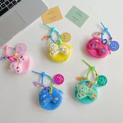 猫型 もこもこポーチ 少女系 キーケース イヤホン収納 かわいい 韓国風 小銭入れ