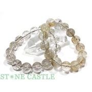 ☆高品質☆【ブレスレット】シルバールチルクォーツ (2A) (約14～14.5mm)