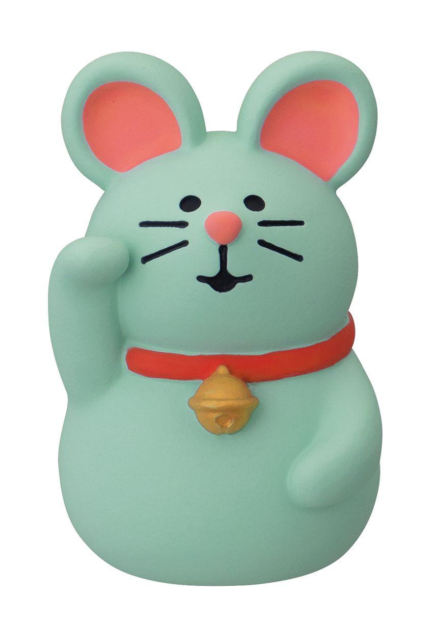 ネズミ、置物、福招き、 ネズミ、置物、福招き、