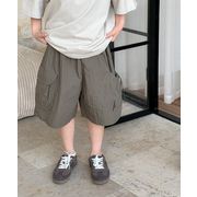 2025新品　子供服　夏服　ボトムス　五分ズボン　ショートパンツ　ズボン　男女兼用　90-130cm