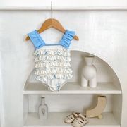 2025新品　子供服　水着　連体水着    温泉可用★80-120cm