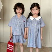 2025夏新作 韓国風子供服 キッズ服 半袖 トップス+ズボン 男女兼用 カジュアル 80-150cm 2点セット