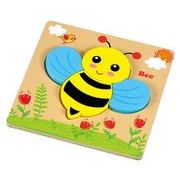 木製ﾊﾟｽﾞﾙ みつばち