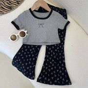 「2025」子供服★トップス+ズボン★セットアップ★韓国風子供服★100cm～140cm