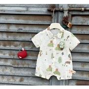 2025春夏新作  子供服  ベビー服  アパレル  半袖  ロンパース     可愛い  男女兼用