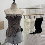 レディー服・hot・袖なし・渋谷風・ギャル・トップス  Ｆ  チューブトップ 3色